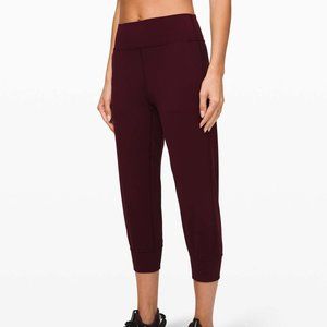 Lululemon Align Jogger Crop *23" Garnet - 6 - NWT